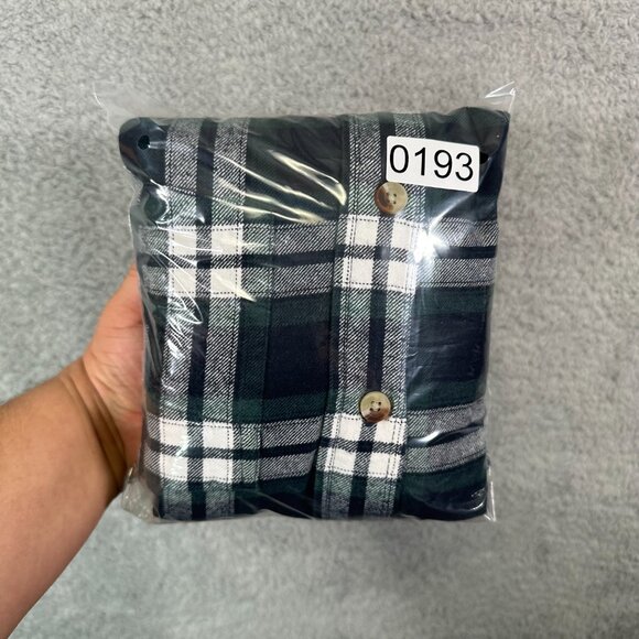 Red Head Long Sleeve Plaid Flannel - Picture 13 of 13